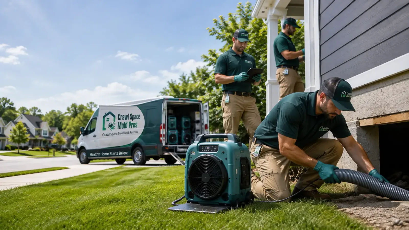 Crawl Space Mold Removal in Keswick, VA
